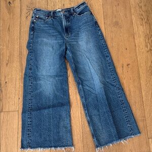 Pistola Cropped Wide-Leg Jeans